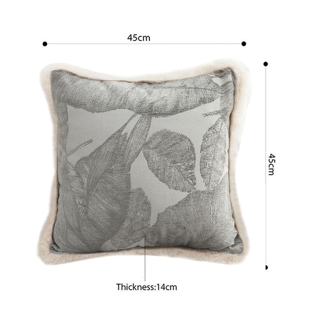 Wabi-Sabi Embroidered Throw Pillows 45cm (2-Pack)