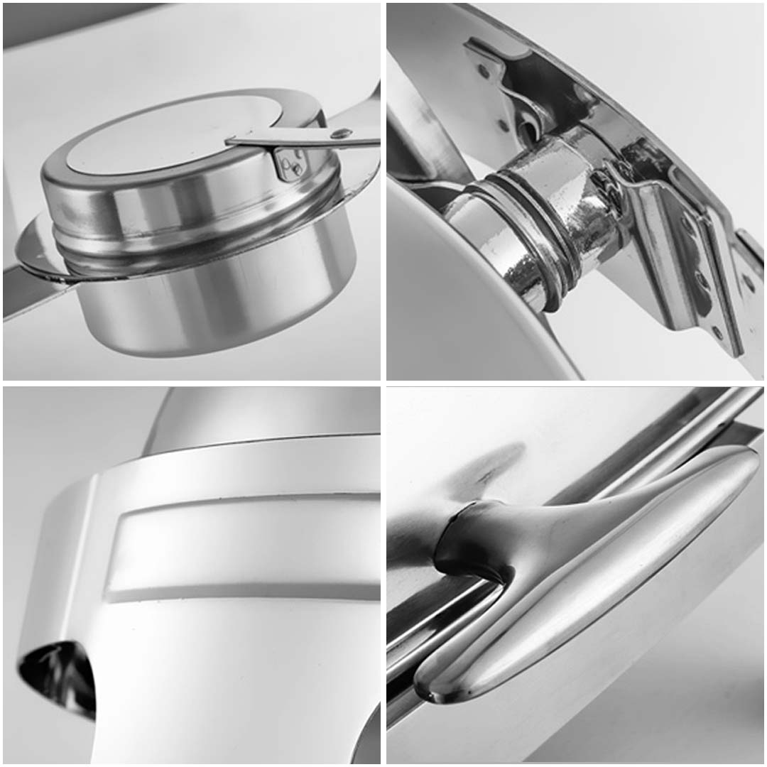 Chafing Dish 6L Round Roll Top (2-Pack)