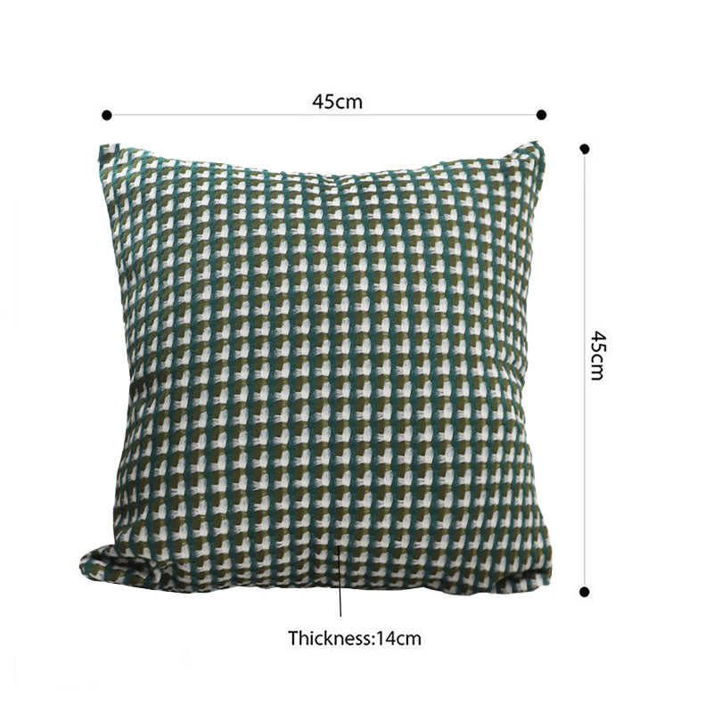 Green Foliage Throw Pillow 45cm