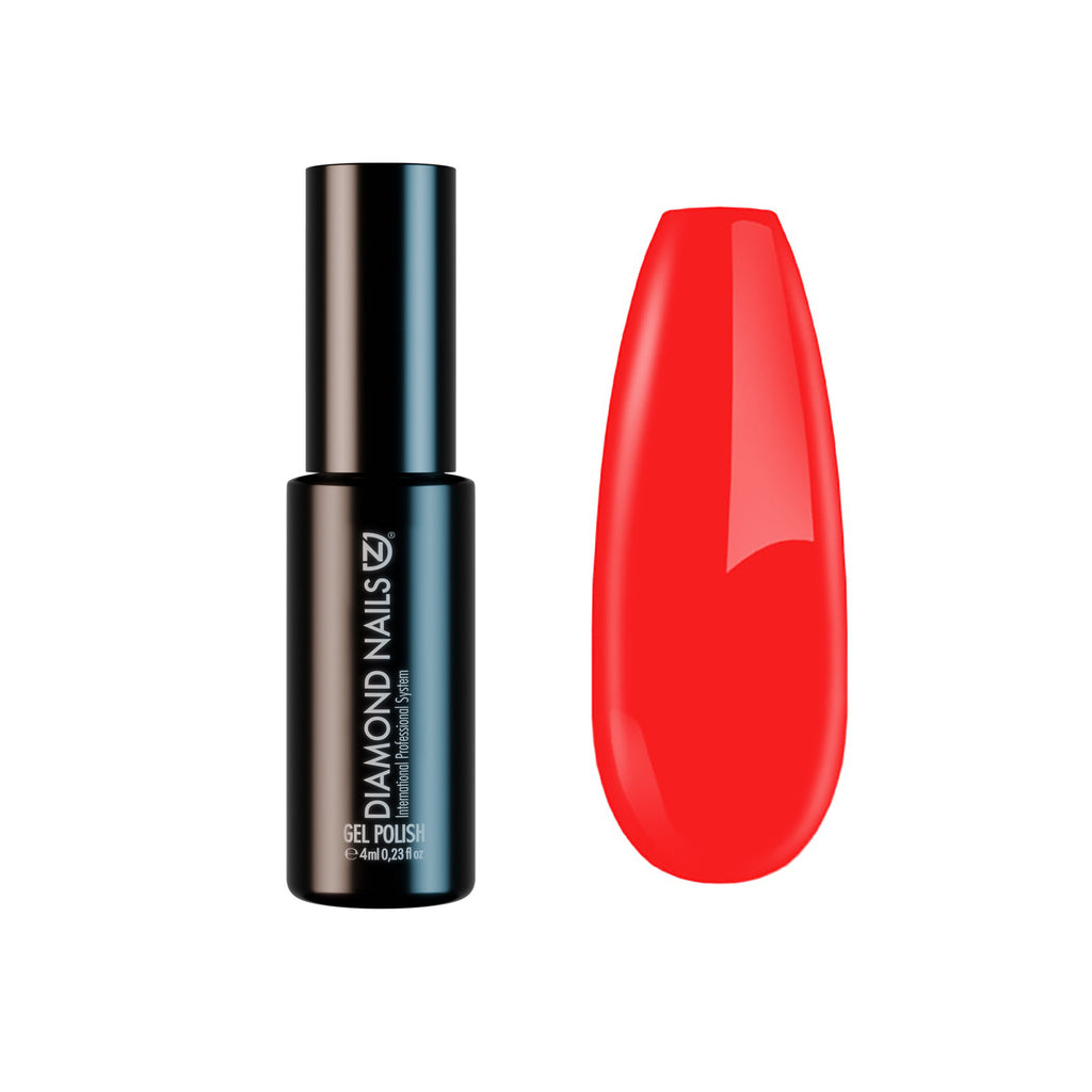 Gel Polish – Coral Beach Red – DN266 – 4ml – HEMA Free
