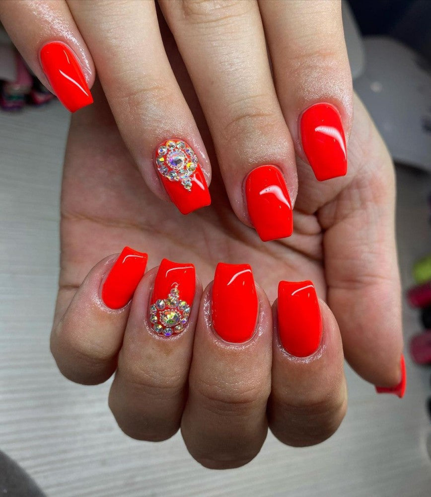 Gel Polish – Coral Beach Red – DN266 – 4ml – HEMA Free