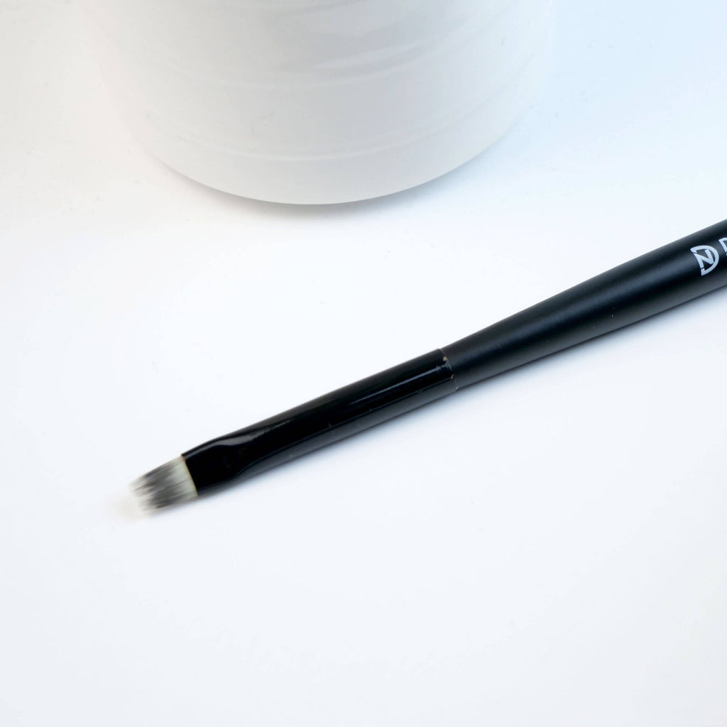 Gel Brush #6 (Black with White Bristles)