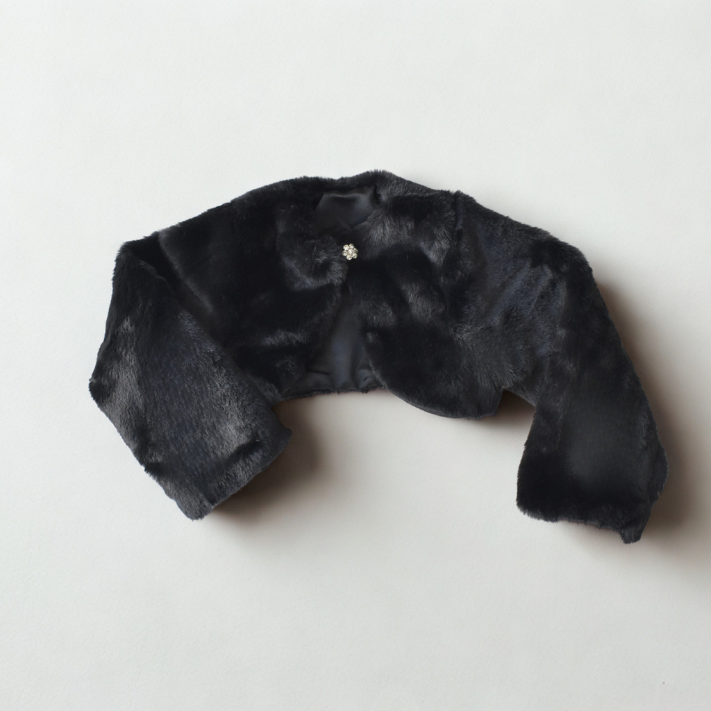 Fur Bolero for Kids-0