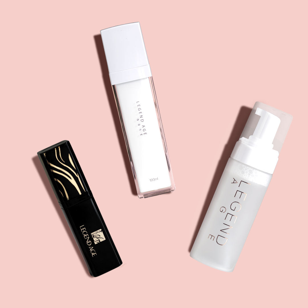 Radiance & Hydration Ritual Kit | Lip care, Deep Cleansing and Skin Hydration | Legend Age