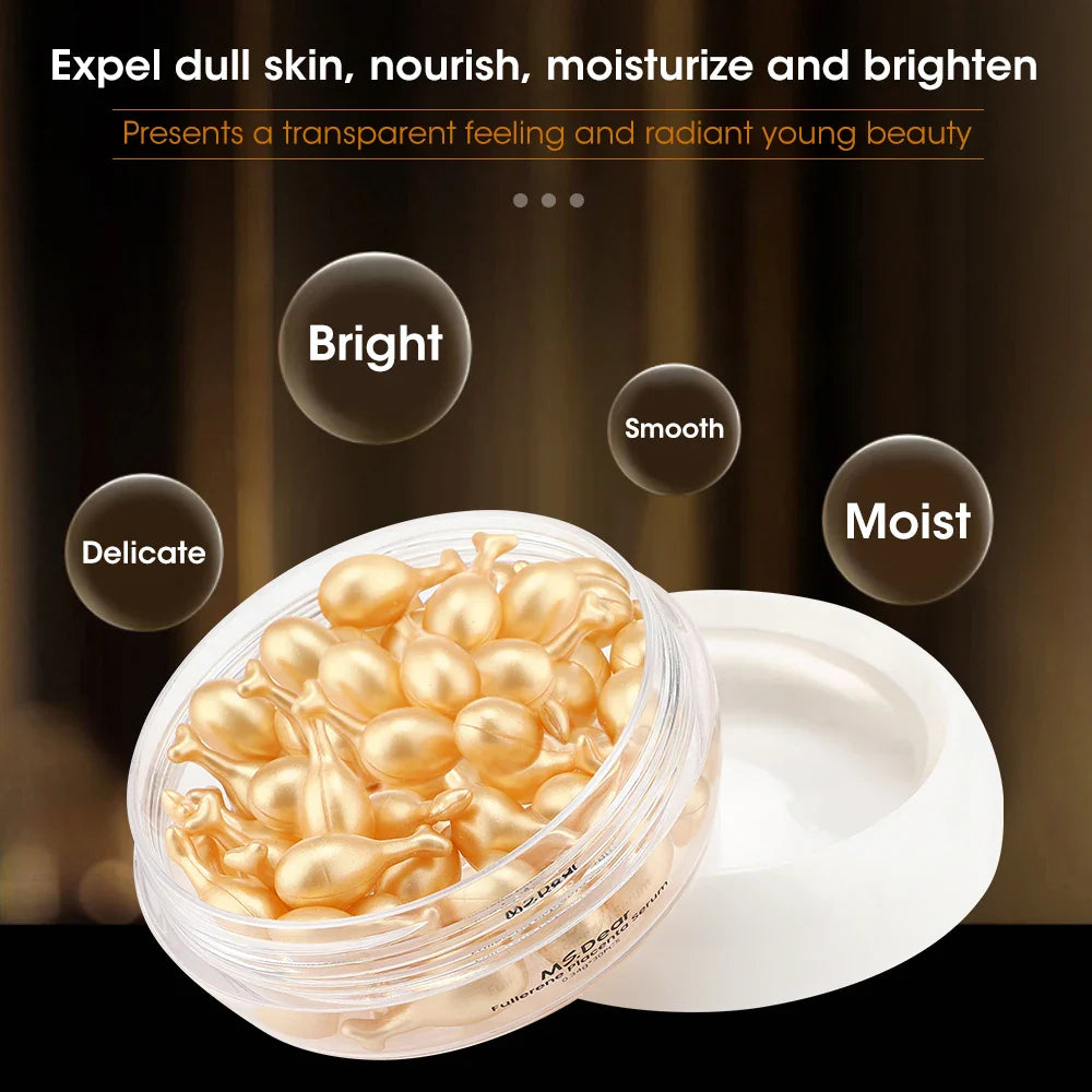 30Pcs Hyaluronic Acid Serum Capsules for Skin Care