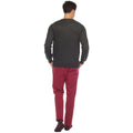 Men's Charcoal Knitted Crewneck Sweater