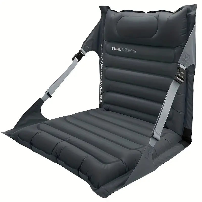 Portable Inflatable Camping Chair - Dark Gray