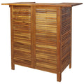 Bar Table Solid Acacia Wood 110x50x105cm