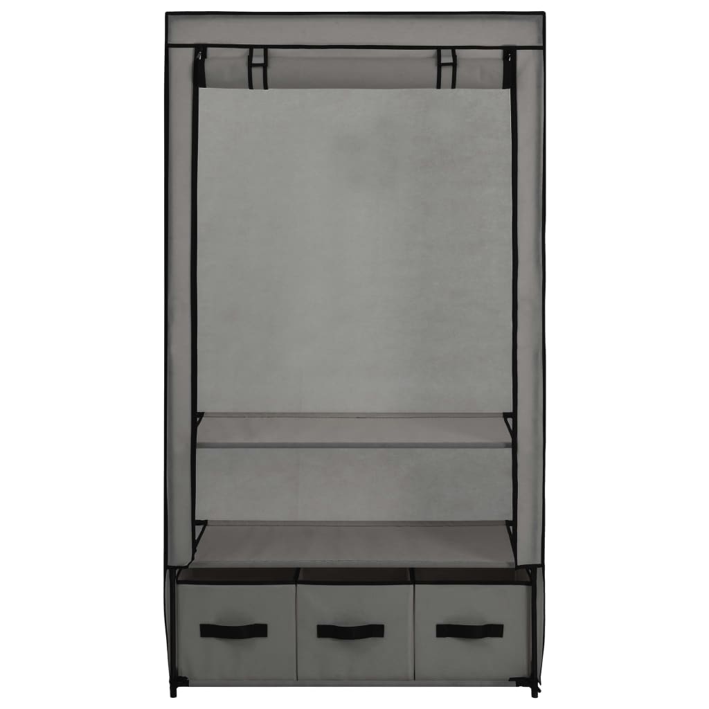 vidaXL Clothing Rack Portable Wardrobe Closet Clothes Storage Organizer Fabric