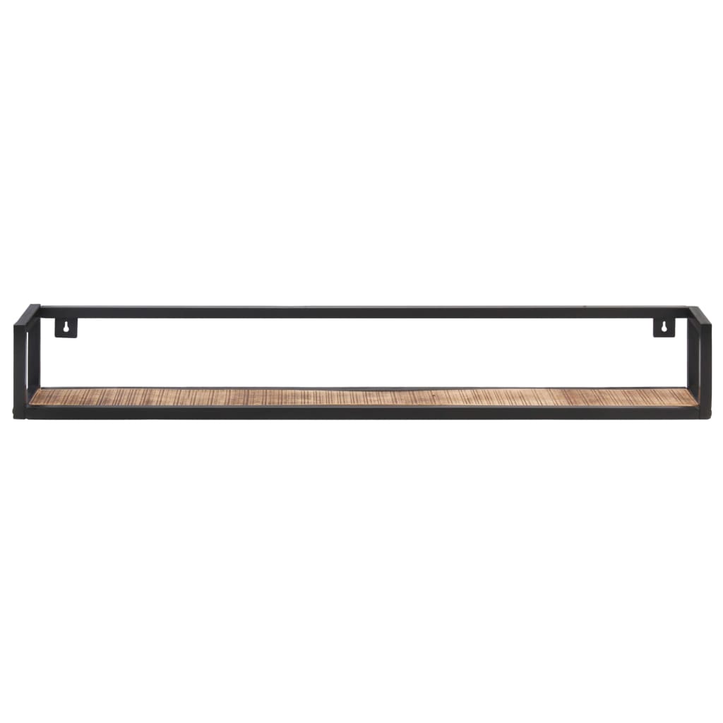 Wall Shelves Rough Mango Wood 120cm (2-pack)