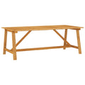 Acacia Wood Garden Dining Table 206cm