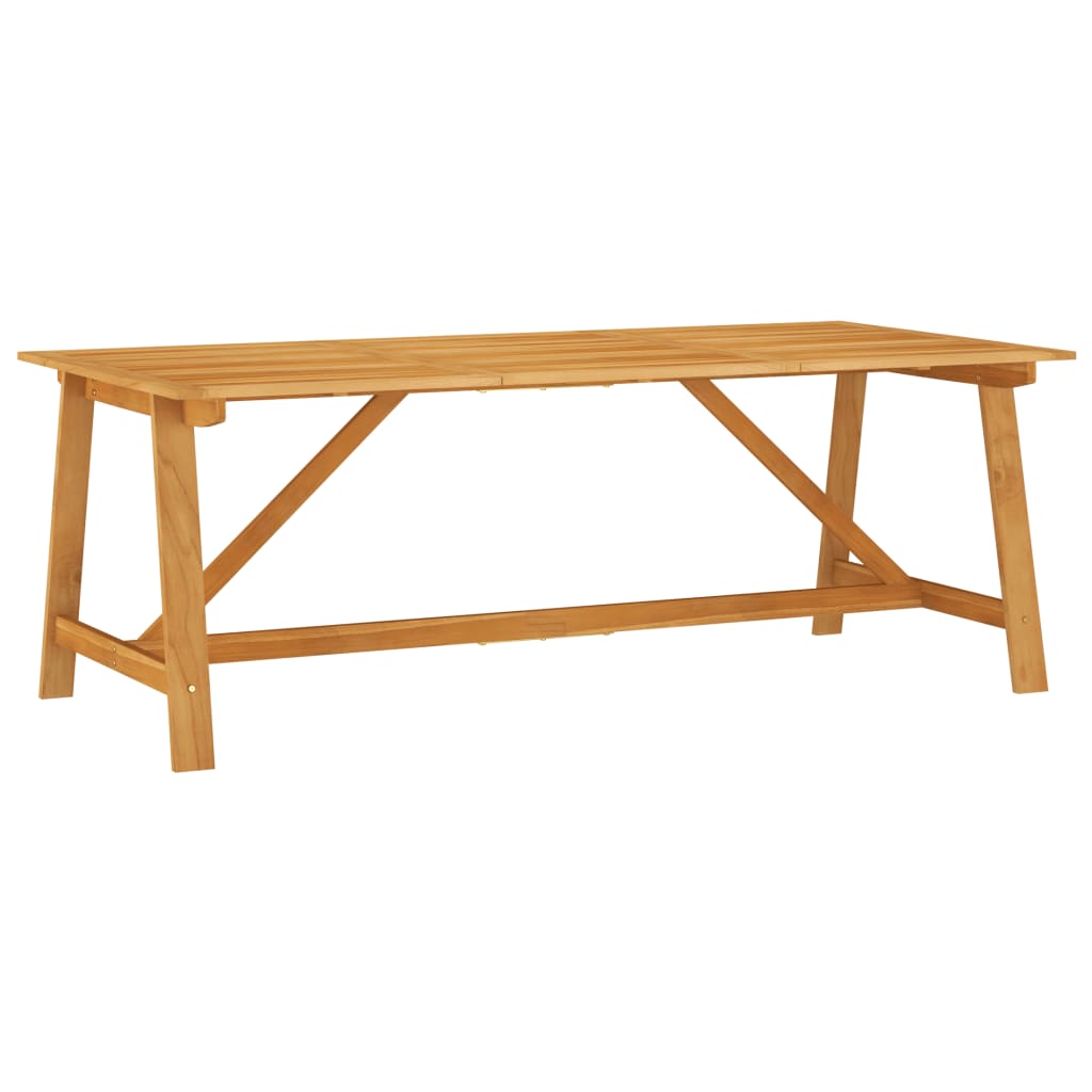 Acacia Wood Garden Dining Table 206cm