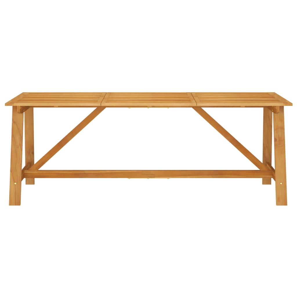 Acacia Wood Garden Dining Table 206cm