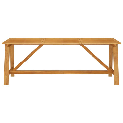 Acacia Wood Garden Dining Table 206cm