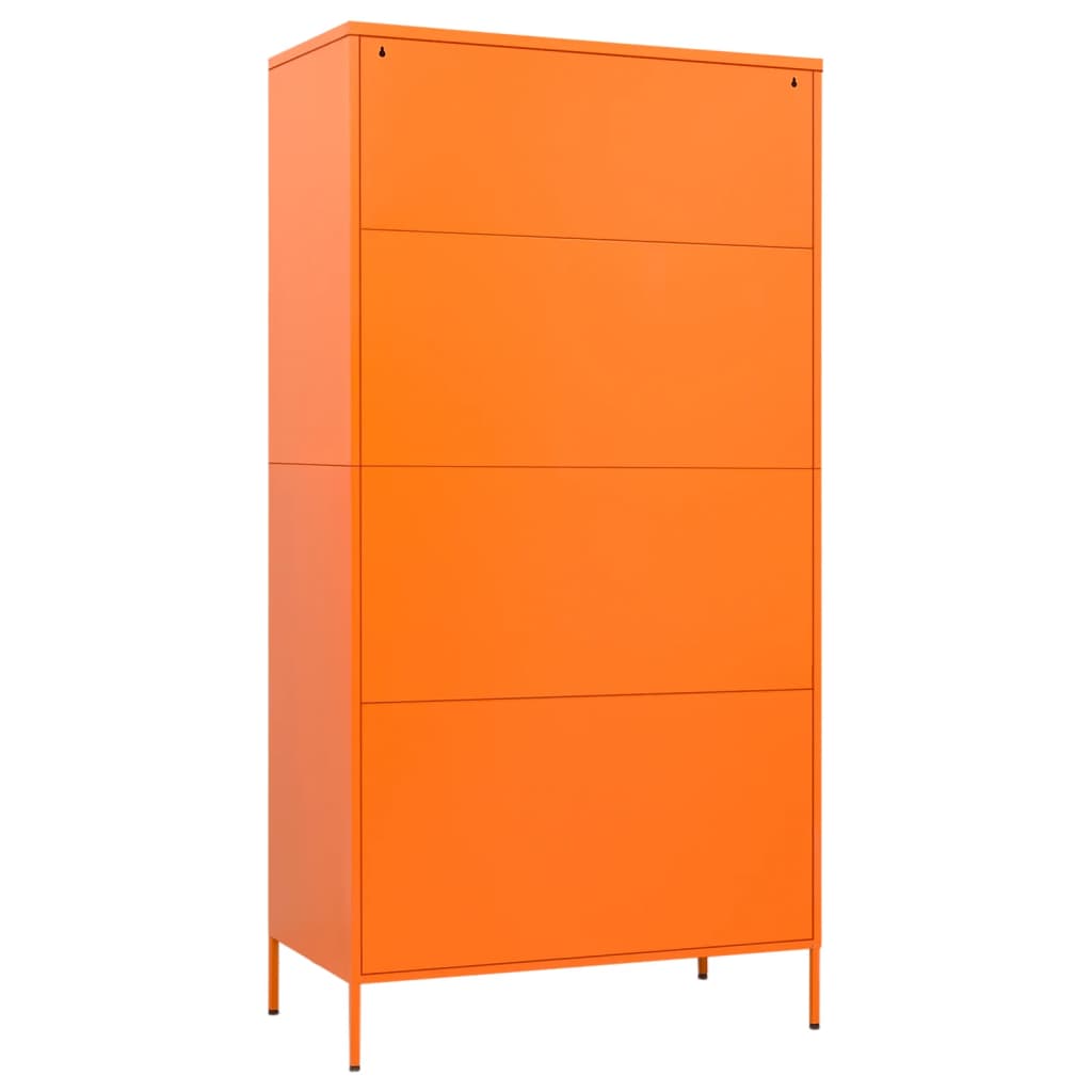 vidaXL Wardrobe Armoire Closet Clothes Storage Organizer for Bedroom Steel