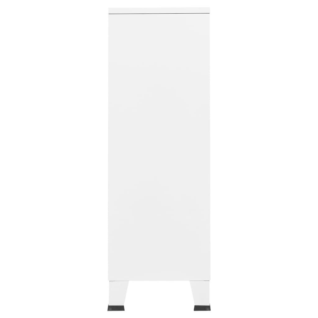 vidaXL Wardrobe Armoire Clothes Storage Organizer Bedroom Closet Rack Metal