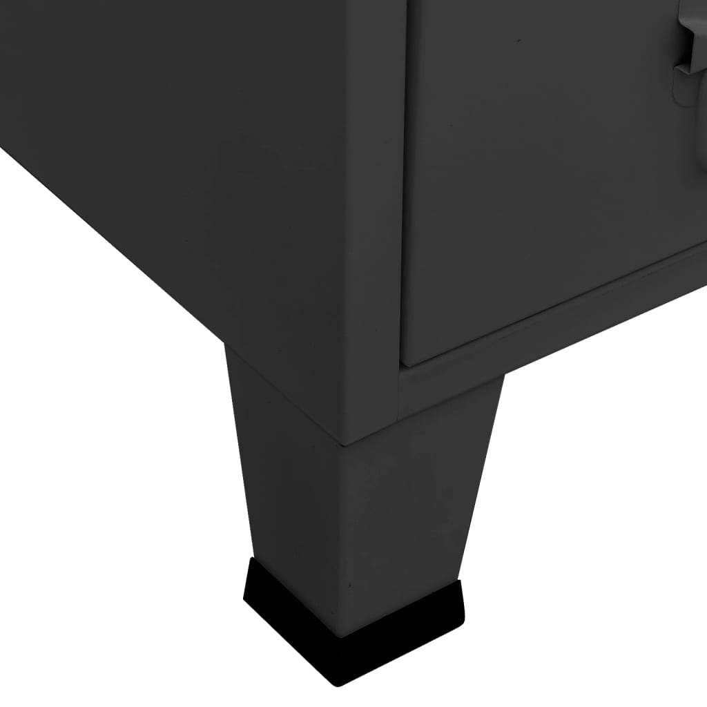 vidaXL Wardrobe Armoire Clothes Storage Organizer Bedroom Closet Rack Metal
