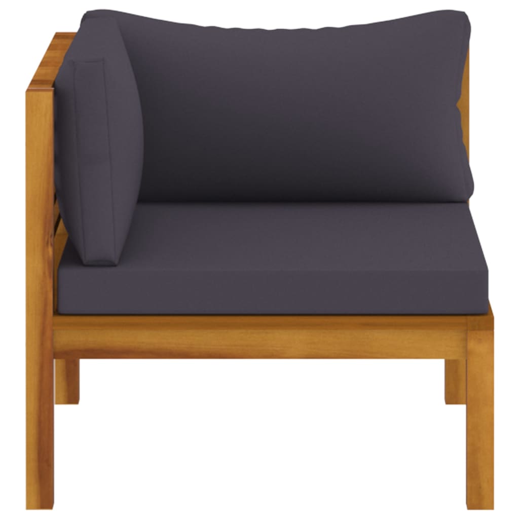 Acacia Wood Garden Sofa 3-Seater
