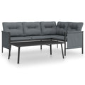 2 Piece Garden Lounge Set - Anthracite Steel