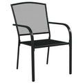 9 Piece Garden Dining Set - Anthracite Steel