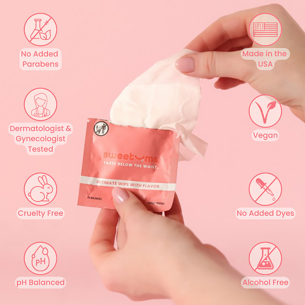 Sweetums Individual Wipes Cherry 