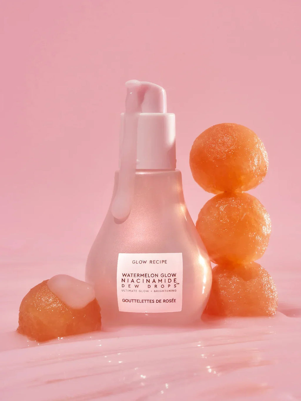 Glow Recipe Watermelon Glow Niacinamide Dew Drops - Makeup Primer, Pore Minimizer & Niacinamide Serum for Dewy Smooth Skin 40ml