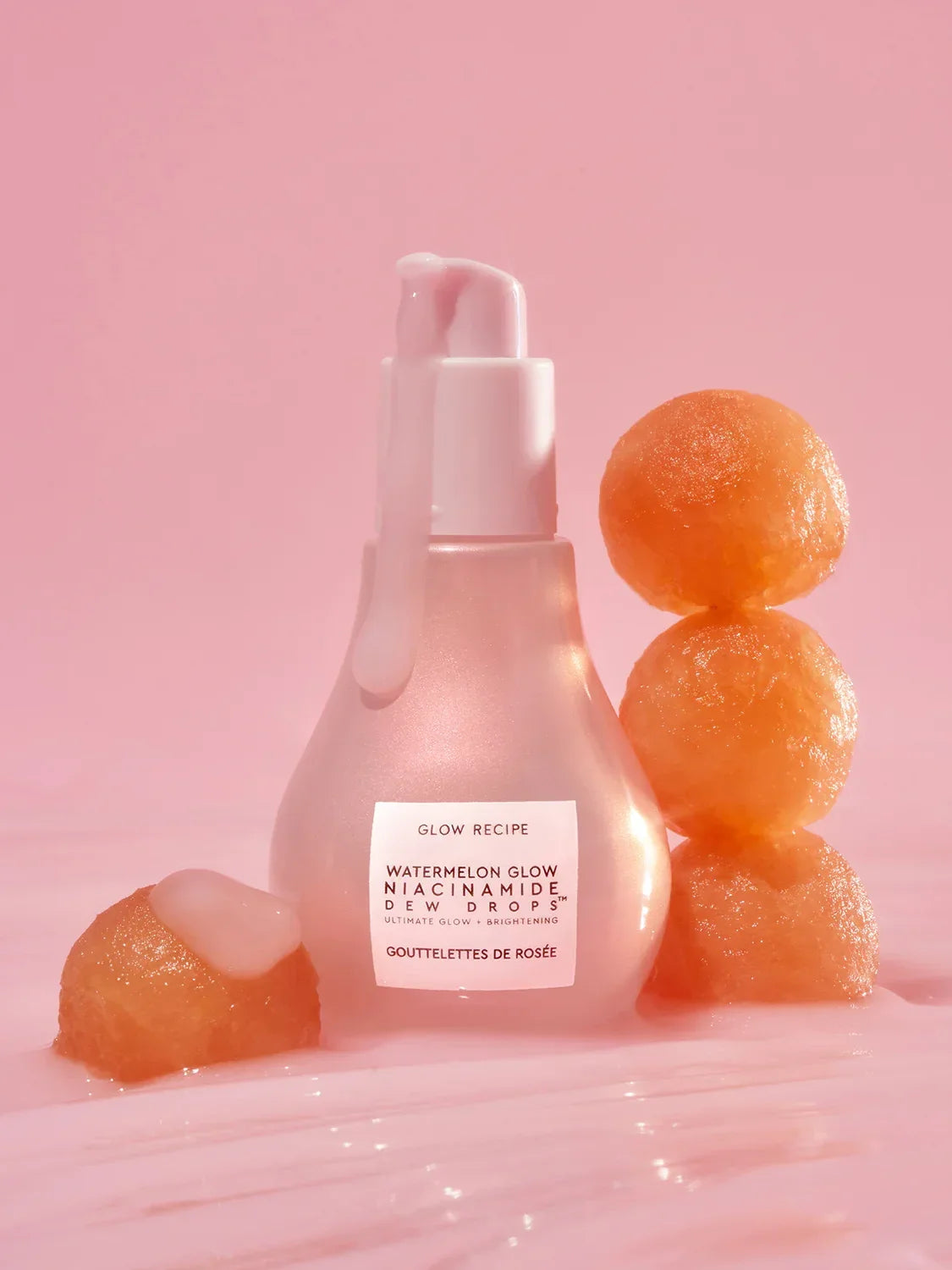 Glow Recipe Watermelon Glow Niacinamide Dew Drops - Makeup Primer, Pore Minimizer & Niacinamide Serum for Dewy Smooth Skin 40ml