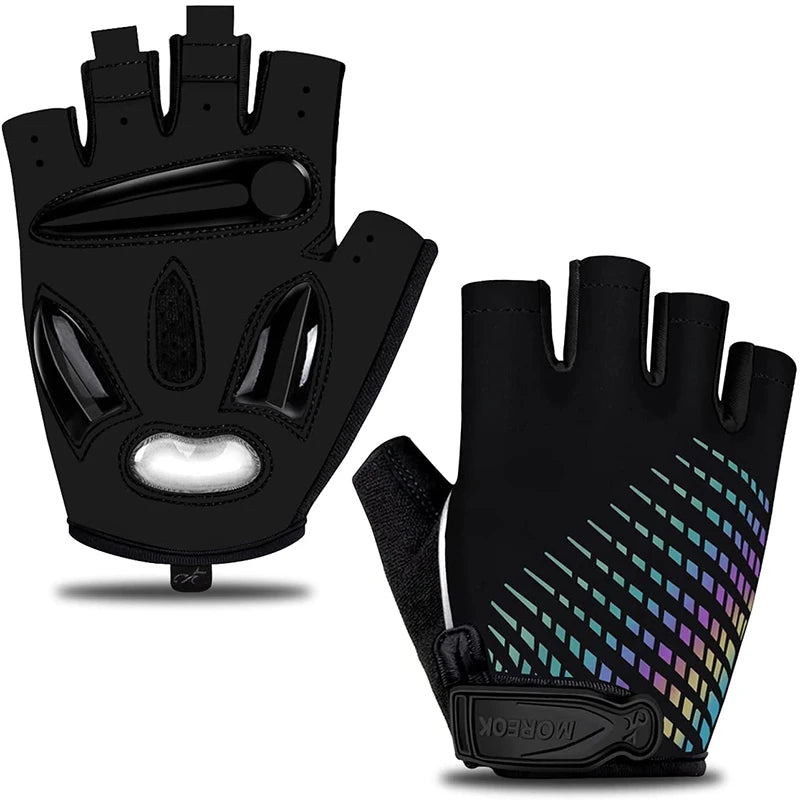 Bike Gloves 5MM Gel Pads Shock-Absorbing