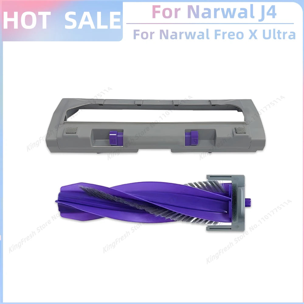 Fit For 나르월 Narwal Freo X Ultra, Narwal J4 / Lite Vacuum 나르왈 프레오 X 울트라 Parts Accessories Roller Side Brush Cover Dus