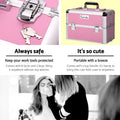 7 in 1 Cosmetic Beauty Makeup Trolley - Pink