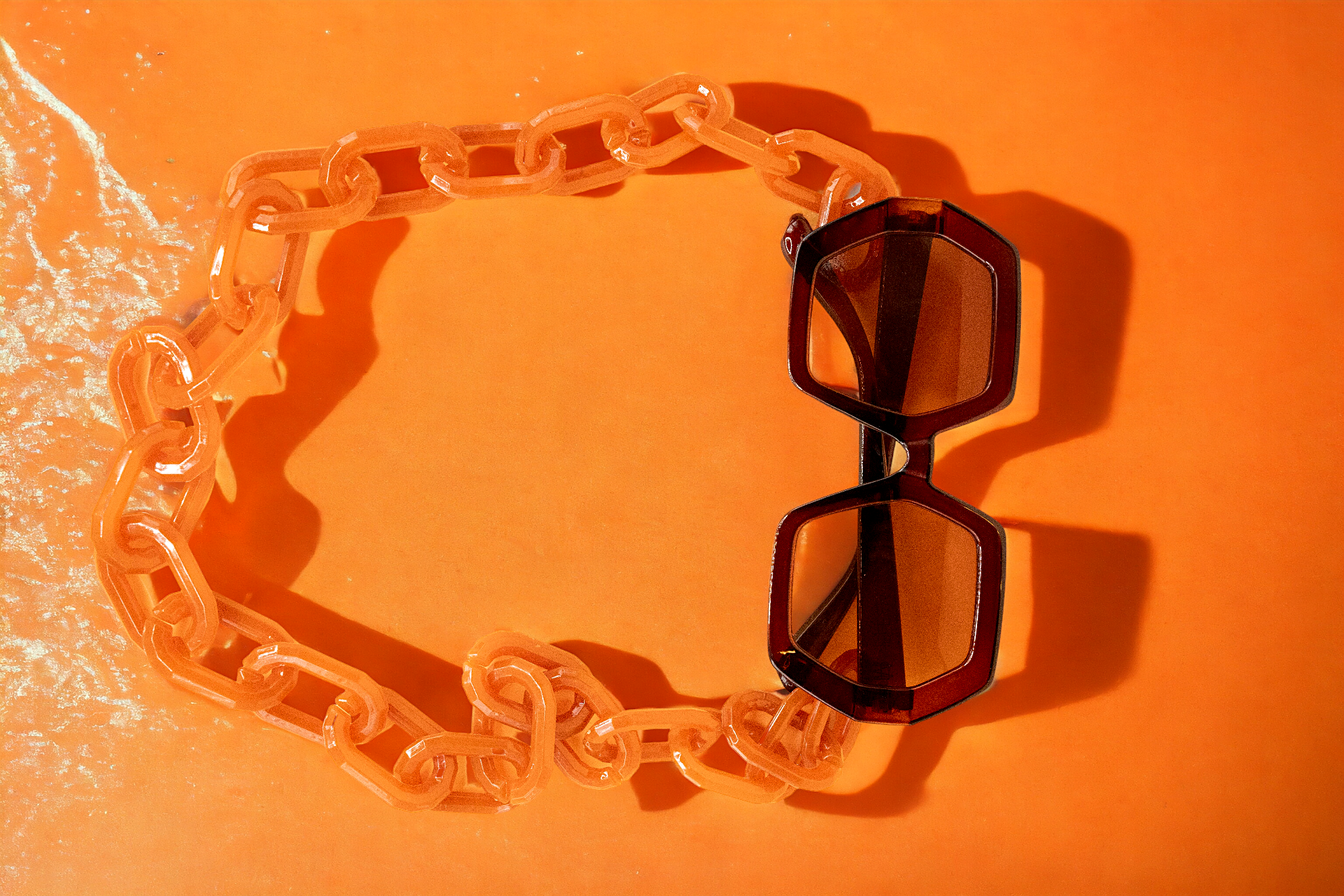 GlamorGon Oversized Shades Brown