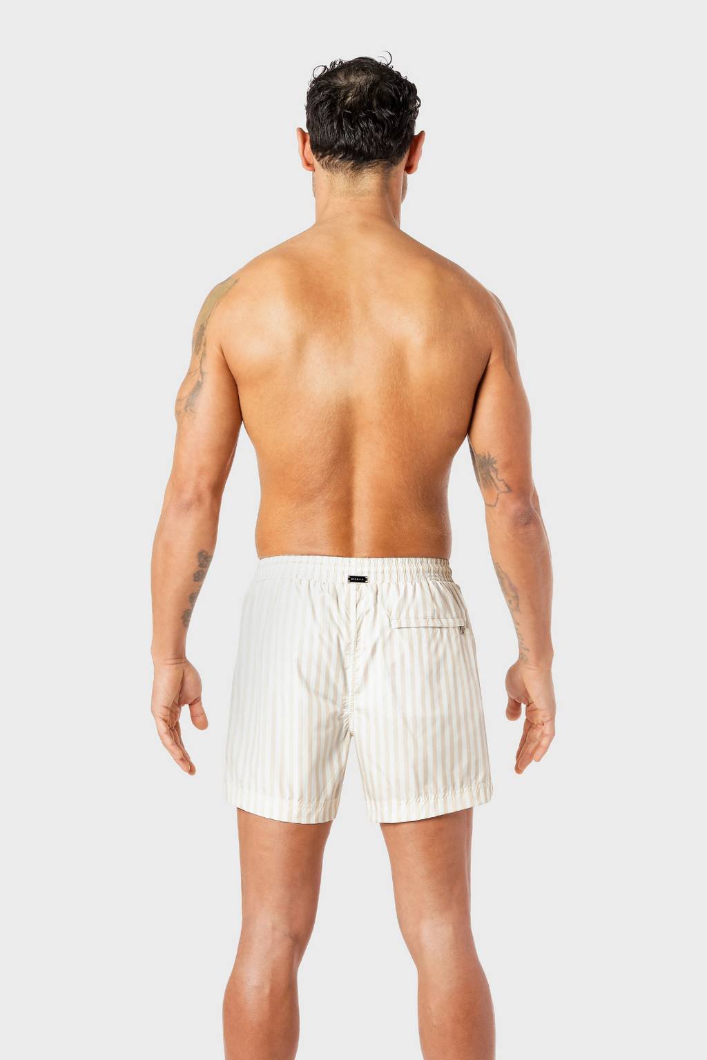 Creme striped