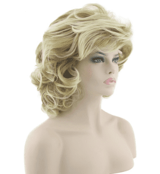 European and American Golden Short Hair Wigs
