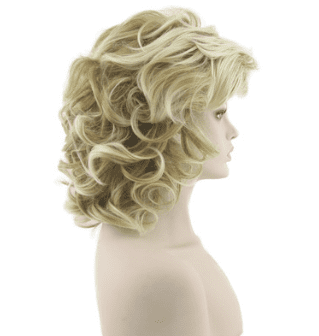 European and American Golden Short Hair Wigs