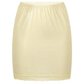Womens Underskirt Soft Half Slips Dress Summer Ladies Underwear Thin High Waist Elastic Anti-Penetrating Underskirt Lining