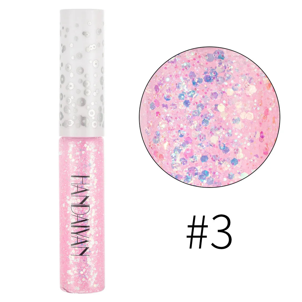 New 12 Colors Diamond Glitter Liquid Eyeliner Durable Waterproof Makeup Shimmer And Shine Eye Pencil Makeup Beauty Tools