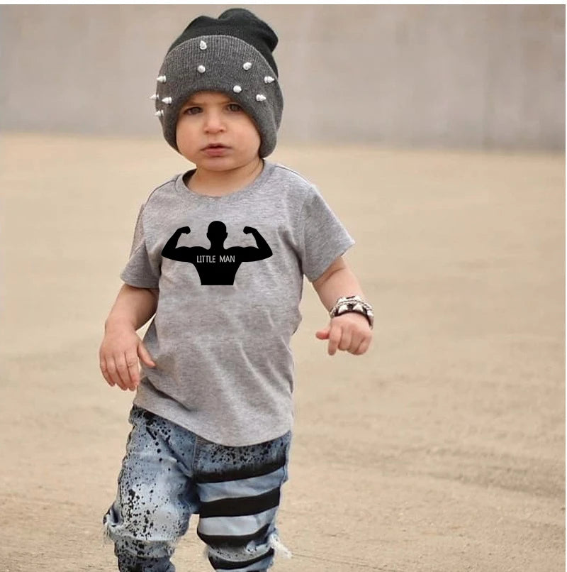 Children's Cotton T-Shirt Skull Print 2-10Y 2024