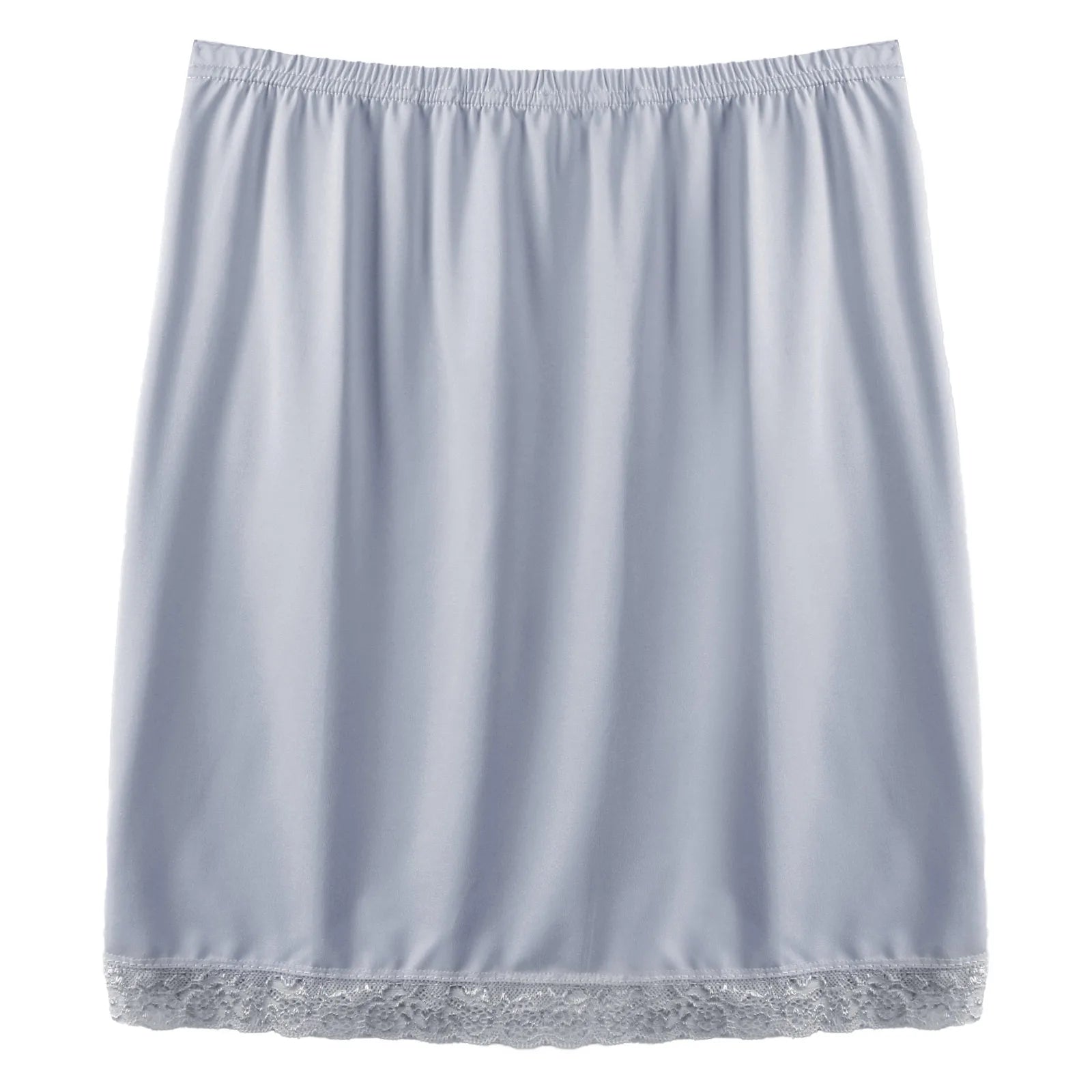 Womens Underskirt Soft Half Slips Dress Summer Ladies Underwear Thin High Waist Elastic Anti-Penetrating Underskirt Lining