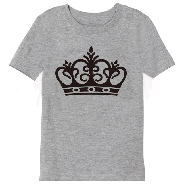 Children's Cotton Skull Print T-shirt 2-10Y