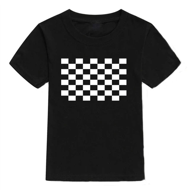 Children's Cotton Skull Print T-shirt 2-10Y