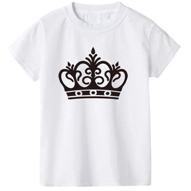 Children's Cotton Skull Print T-shirt 2-10Y
