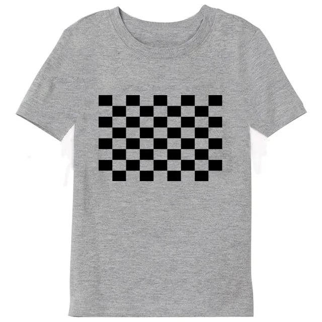 Children's Cotton Skull Print T-shirt 2-10Y