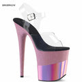 BBZAI New Pattern Pumps Superior Quality Super 20CM Thin High Heel Ladies Shoes Nightclub Sandals Waterproof Drop Shipping