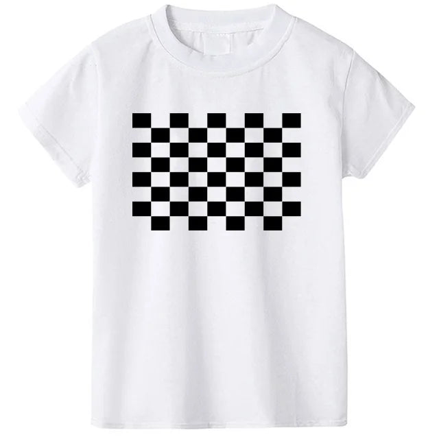 Children's Cotton Skull Print T-shirt 2-10Y
