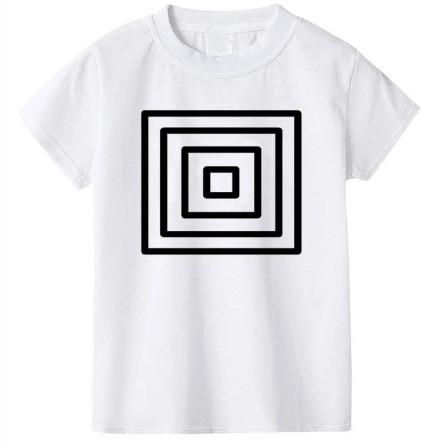 Children's Cotton Skull Print T-shirt 2-10Y