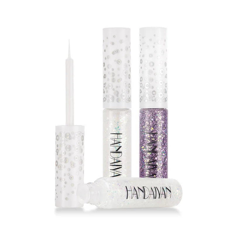 New 12 Colors Diamond Glitter Liquid Eyeliner Durable Waterproof Makeup Shimmer And Shine Eye Pencil Makeup Beauty Tools