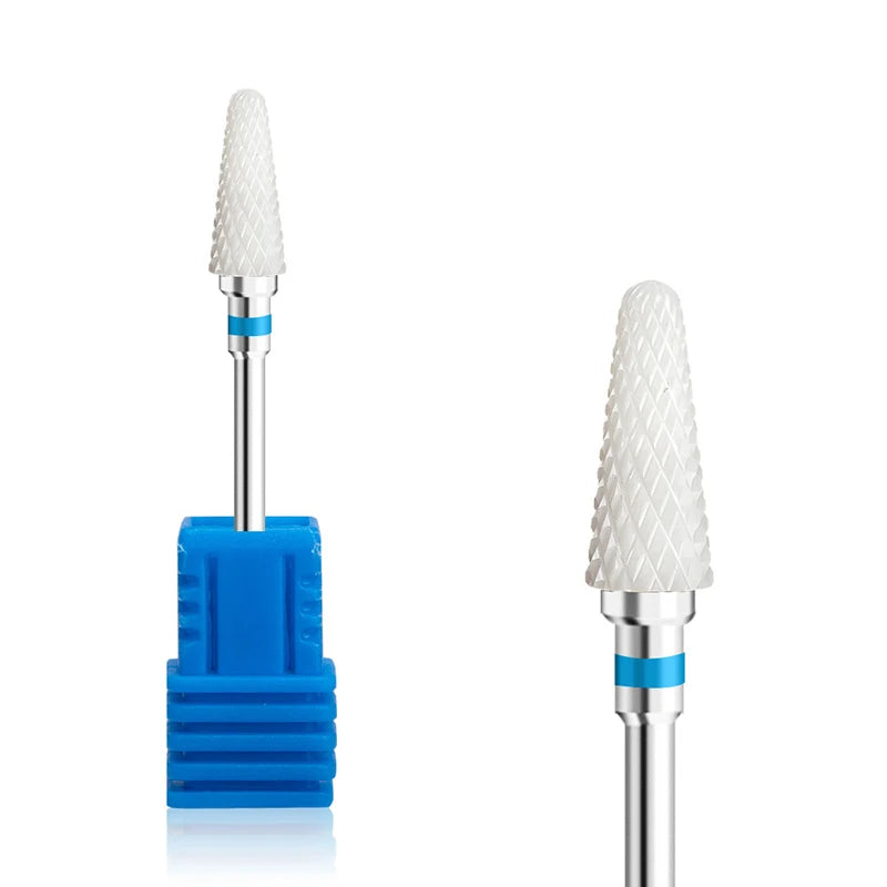 1pcs Ceramic Milling Cutter Nail Drill Bits Electric Manicure Drills Pedicure Mill Bits Machine Files Nail Art accessories Tool