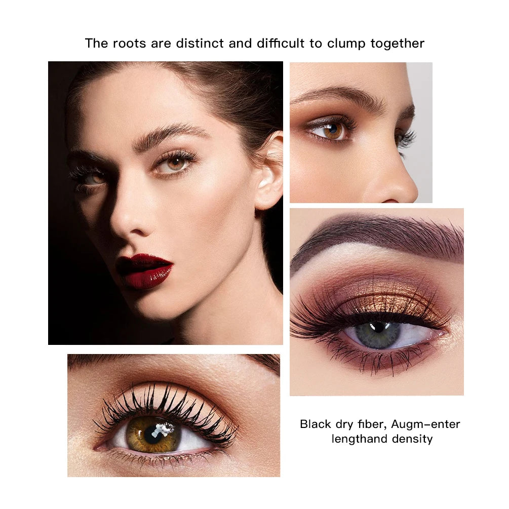 4D Curling Mascara Waterproof Volume 2pcs