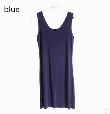 5XL Plus Size Nightgowns Women Sexy Sleep Ice Silk Nightdress Slim Seamless Vest Mini Dress Female Nightshirt Bottoming Shirt