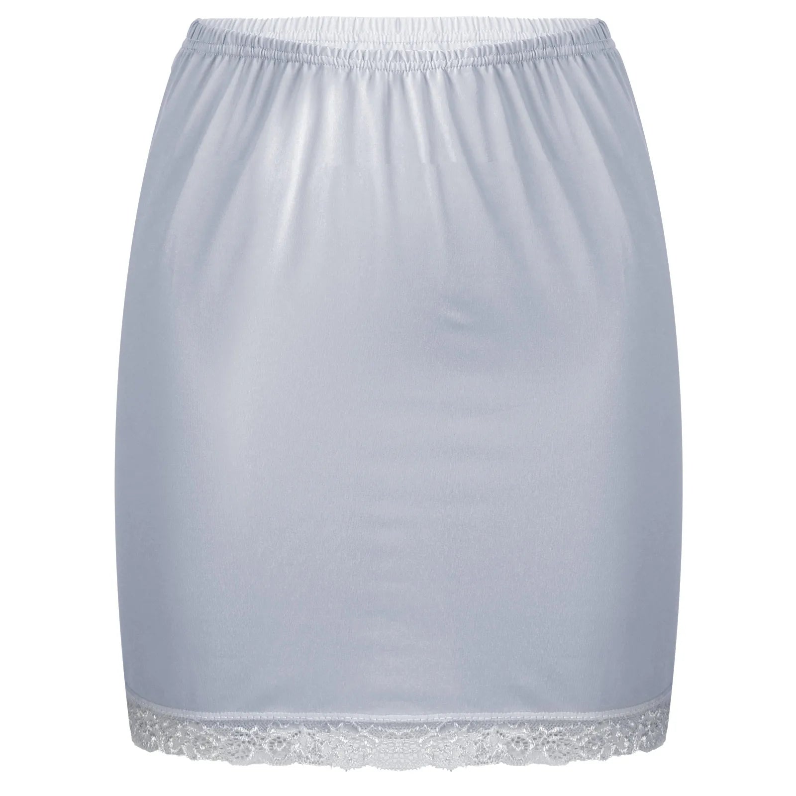 Womens Underskirt Soft Half Slips Dress Summer Ladies Underwear Thin High Waist Elastic Anti-Penetrating Underskirt Lining